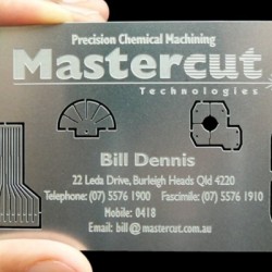 Metal Business Card